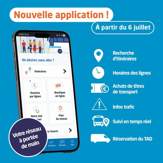 Nouvelle application Cara'bus !
